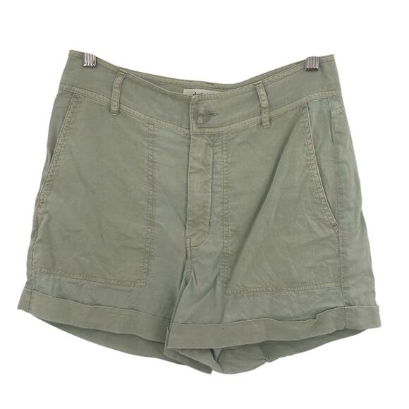 Anthropologie cloth and stone light green high waist shorts size xsmall - Picture 2 of 7